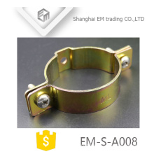 EM-S-A008 Latón Tipo americano Worm Drive Hose Clamp estampado de piezas